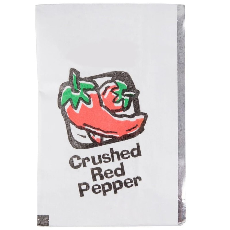 Crushed Red Pepper | 1g Packets, 100 Count | Single