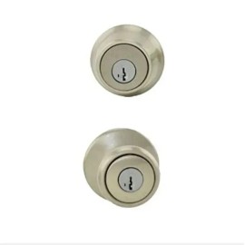 Kwikset Door Lock Knob Combo Pack SmartKey Security 4 Way Adjustable Latch Hardware