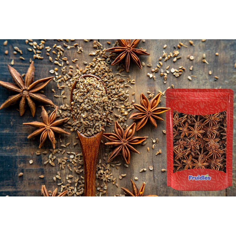 Fruidles Star Anise Whole, Anise Pods, Great for Anise Tea,