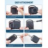 DDJ 4 Pack for Life360 Tile Mate 2024 Tracker Case,