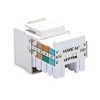Leviton Home 5e Snap-In Connector, T568A/B Wiring, 5EHOM-RT5, Light Almond