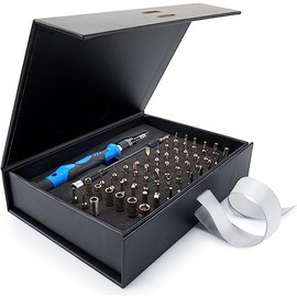 Precision Screw Driver Set – 60in1 Various, Magnetic Bits – Gifts for Dad Screwdriver Kit with Extension Rod – Multi-Piece Craftsman Tools with Case – Gifts for Dad who Wants Nothing