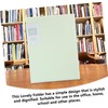 Carpeta de Archivos A4 Transparente 60 Hojas, Plástico Verde