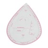 5pcs 6403 Curve Ruler Set Multifunctional Plastic Curve Pattern Ruler