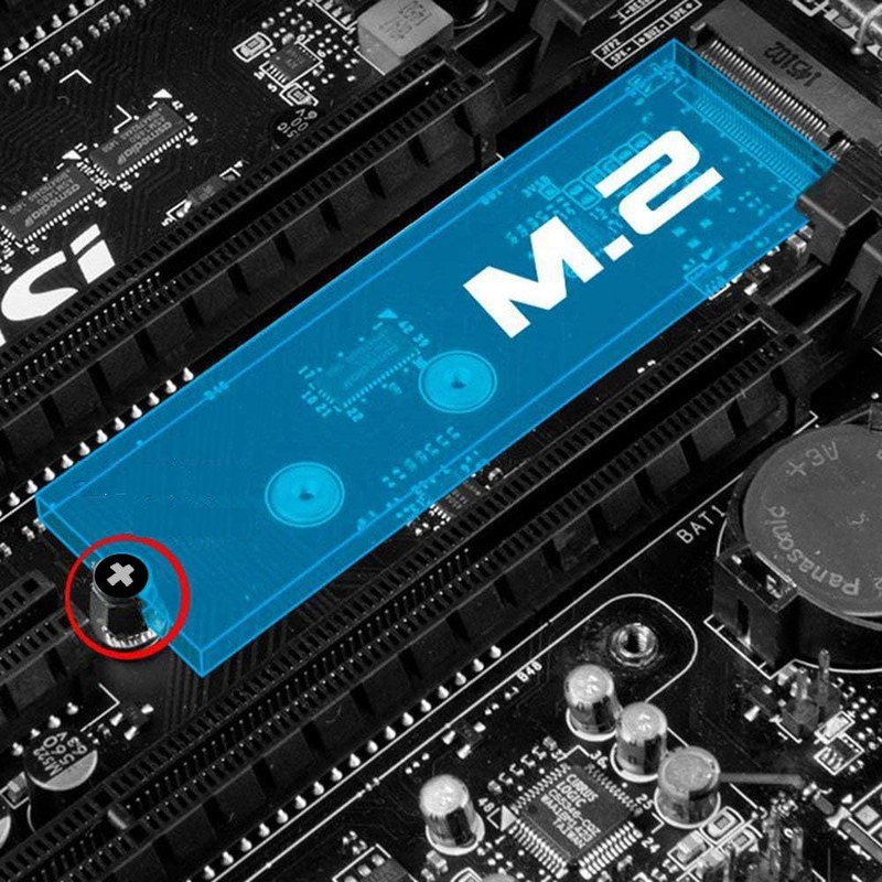 M.2 SSD ScrewsKit, Nvme Screws Suitable for ASUS MSI Gigabyte