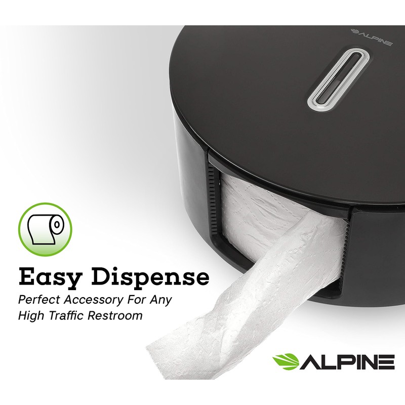 Alpine Commercial Toilet Paper Dispenser - Jumbo Toilet Paper Dispenser,