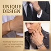XSDSLS 3 Pcs Bracelet for Men Stainless Steel Bracelet Cuban