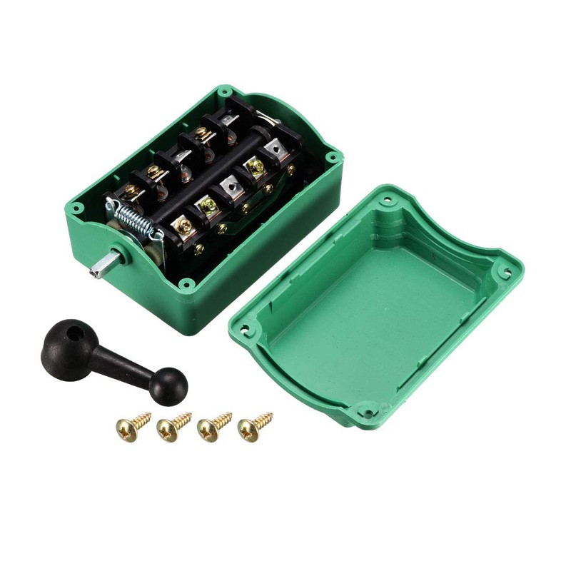 uxcell Drum Switch QS-30 3 Positon Forward/Off/Reverse Motor Control Plastic