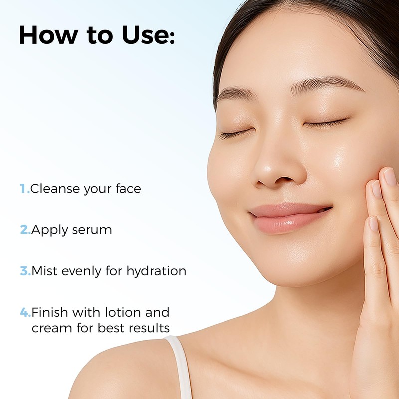 WNP Hyaluronic Acid Hydrating&Soothing Toner: 4D Hyaluronic Acid,Red Algae Extract,Bifida
