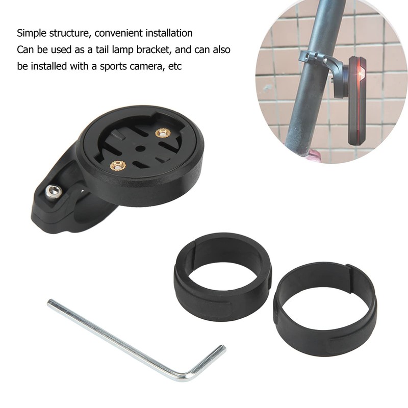 Bicycle Rear Light Mount, Mounting Bracket for Bicycle Computer -
