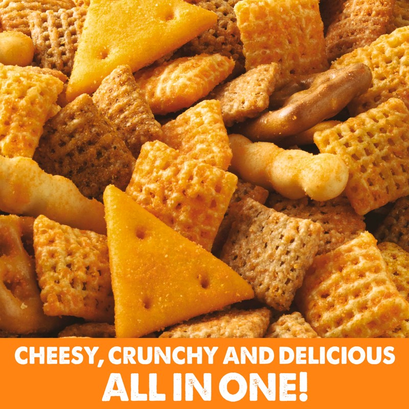 Chex Cheddar Flavor Snack Mix, 1.75-Ounce Single Serve Bags (Pack