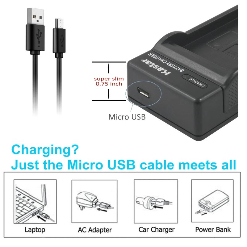 For Sony SLIM Charger for Sony NP-FR1 DSC-G1 DSC-V3 DSC-F88