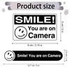STNRST-IN 12 Pcs Smile You're on Camera Signs Stickers, 8