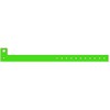 100 Vinyl Wristbands L-shaped (Neon Green)