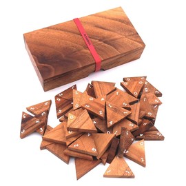 ROMBOL Tridomino - Sophisticated Version of Domino Game with Numbers for 2-6 People