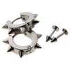 Punk Rock Spike Titanium Earrings, 2 Types, Set for Women,
