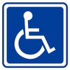 Movilideas Aufkleber für Behinderte, 1 Stück, für den externen Gebrauch,