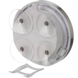 Bresser Bathroom Clock, Aluminium, Gray, 17 cm