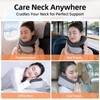 YYinno Travel Neck Pillows for Airplanes with Portable Carry Bag