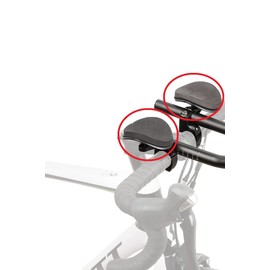 cyclingcolors 2 x bicycle pads for arm rests road bike arm pads handlebar attachment foam replacement TT bicycle trainer roller trainer