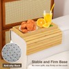 Kssiaz Bamboo Sofa Tray Table for Couch,Couch Arm Tray, Sofa