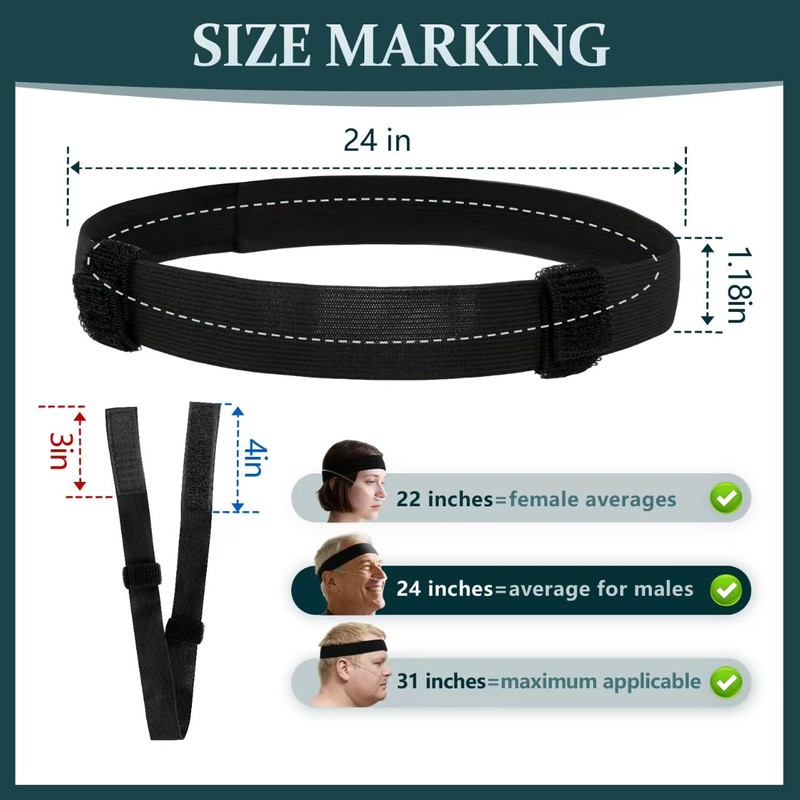 ZXMOBY 4Pcs Oxygen Nasal Cannula Headband, Prevent Moving Oxygen Tube