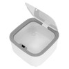 Trade One Tabletop Trash Can, White, Approx. 6.4 x 6.3
