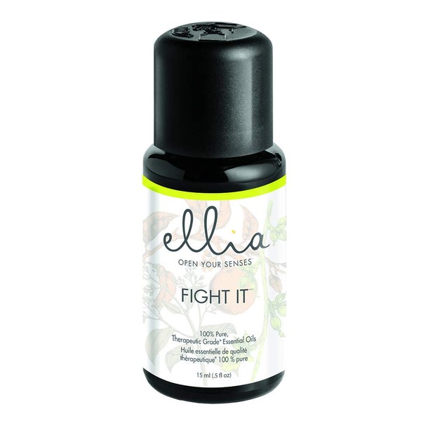 Ellia Fight it Essential Oil, 15 mL Bottle, Clear, 5 Fl Oz