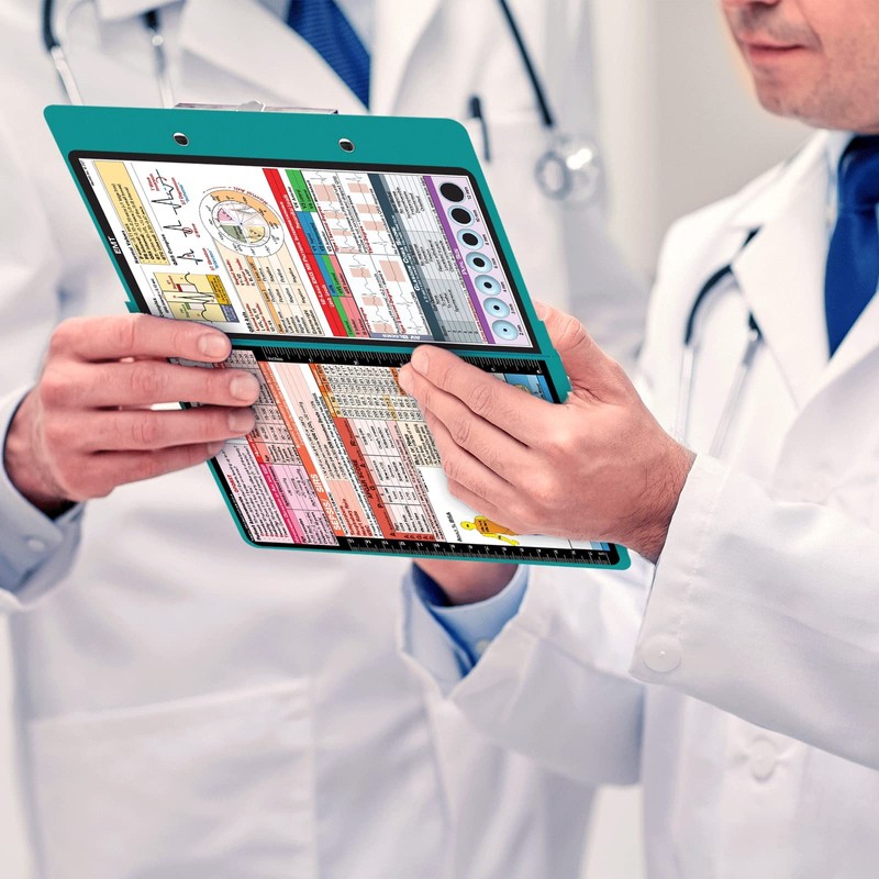 WhiteCoat Clipboard- Teal - EMT Edition