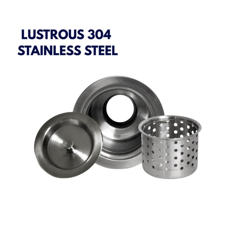 Nantucket Sinks NS35CD 3.5-Inch Deluxe Colander Drain, Stainless Steel