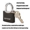 SEPOX® Twins 1-9/16" All-Weather Outdoor Padlocks Keyed Alike, Short Shackle,
