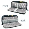Wrapables Large Capacity Pencil Case, 3 Compartment Pencil Pouch -