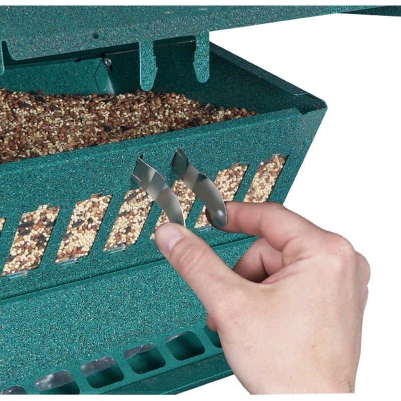 Heritage Farms Absolute II Squirrel-Proof Bird Feeders Green Heritage Farms