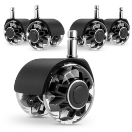 AONELAS Office Chair Caster Wheels (Set of 5),Heavy-Duty Chair Wheels Support 2200lbs...