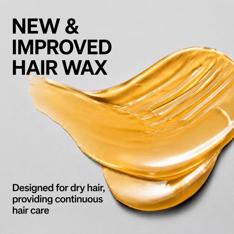 Hair Wax Refill Only, Natural Low Shine for Dry Hair,