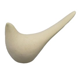 100 North GCA International Speckled Cream Bird Sculpture 7.4 x 4.7 Ceramic Decorative Table Top Figurine Décor for Indoor Accents
