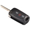 HQRP 2-Pack Remote Flip Folding Key Fob Shell Case Keyless