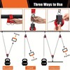 Workout Pulley System, Heavy-Duty Weight Lifting Pulley, Noise-Reducing Smooth Gym