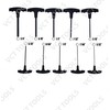 VCT 10pc T-Handle Hex Allen Key Wrench Set Standard SAE