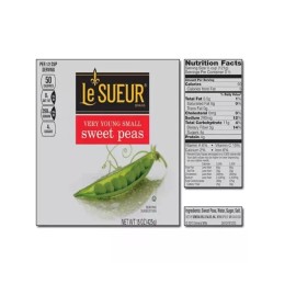 La Sueur 8 CANS - Le Sueur Very Young Small Sweet Peas 15 oz (Total 7.5 lbs)