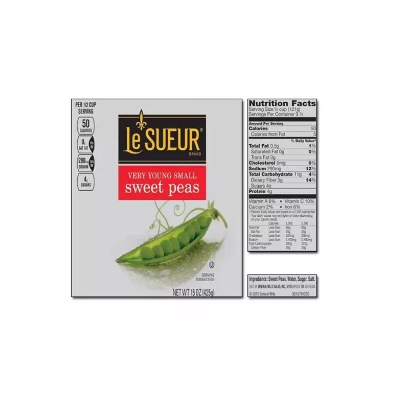 La Sueur 8 CANS - Le Sueur Very Young Small