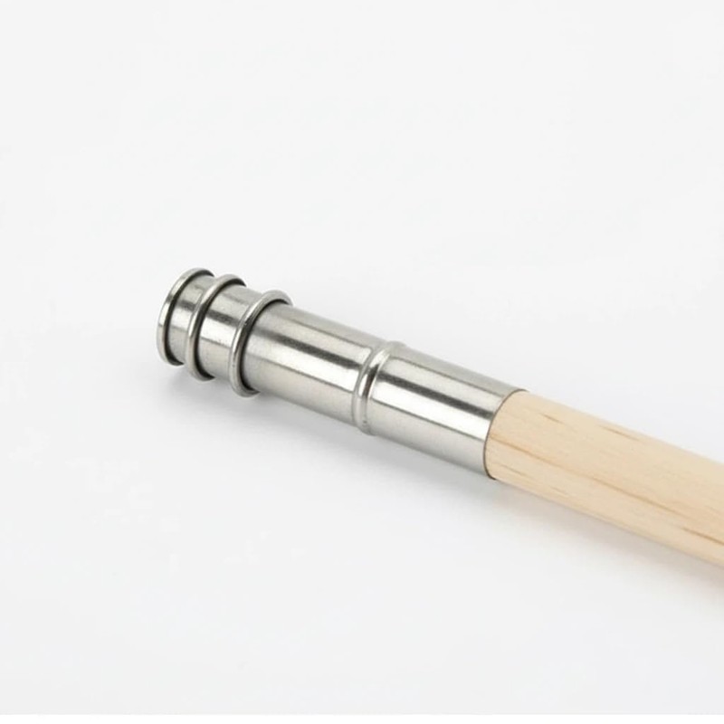 SPHTOEO Pencil Extender Set of 5 — Adjustable Wooden-Handle Lengthener