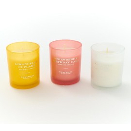 QVC HomeWorx by Slatkin + Co. 3pc Delectable Deserts Candle Gift Set