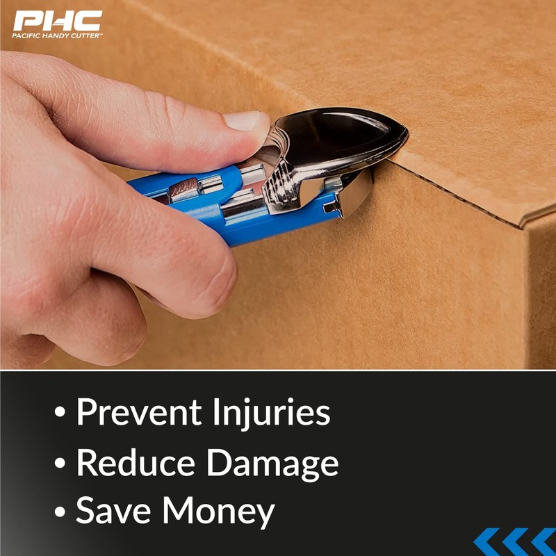 Pacific Handy Cutter S7 Safety Cutter, 3-in-1 Self-Retractable Utility Knife