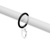 INTERDECO Curtain Pole Rings with Pleat Hooks / Curtain Rings