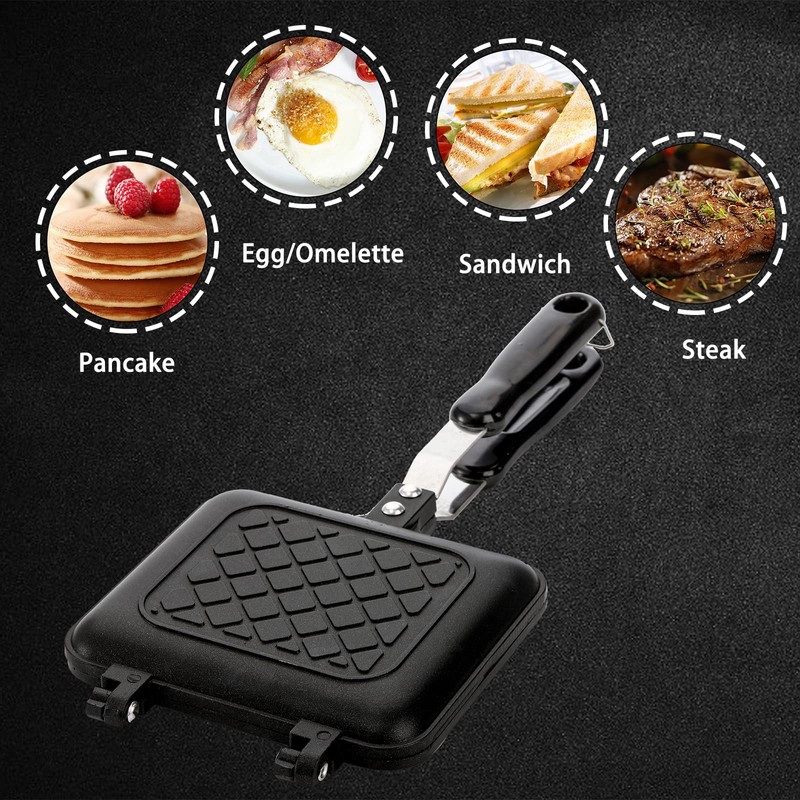 ZOOFOX Sandwich Maker, Grilled Sandwich and Panini Maker Pan with