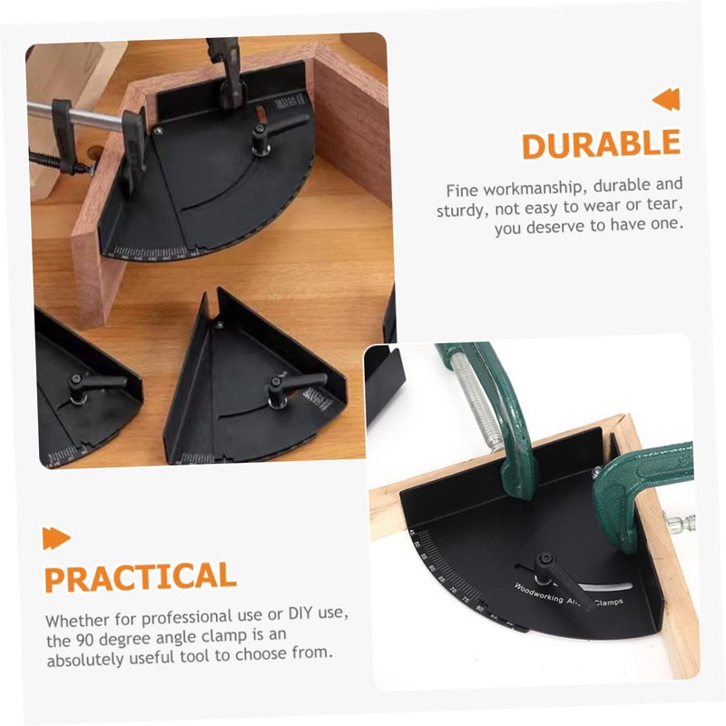 Gadpiparty Corner Clamp for Woodworking Durable Angle Clamping Tool Wide