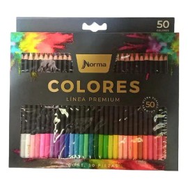 Norma Nuevos 50 Lapices De Colores Premium Profesionales                                                                                              