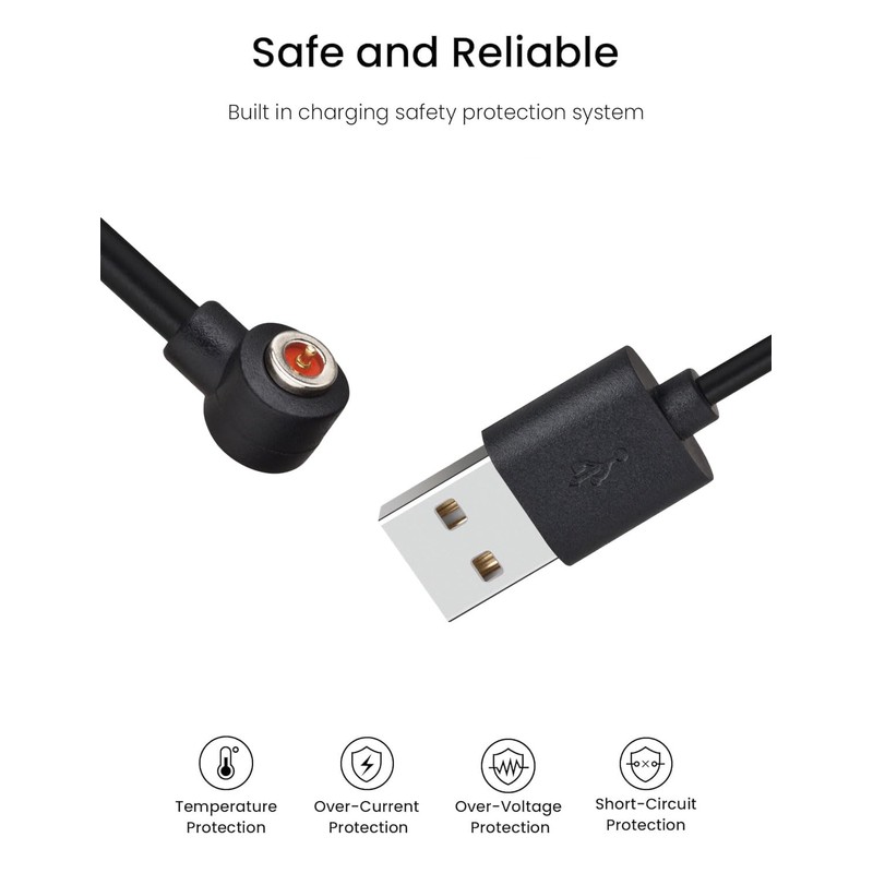 [2-Pack] Smart Ring Charger Cable Compatible with YoR by Letsfit/COLMI/Lifebee