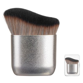 QJKLWV Self Tanner Brush, Foundation Brush,Self Tanning Brush for Face and Body, Kabuki Self Tan Makeup Brush for Self Tanning,Sunless Tanner Makeup Brushes Applicator for Smooth with Case Vegan